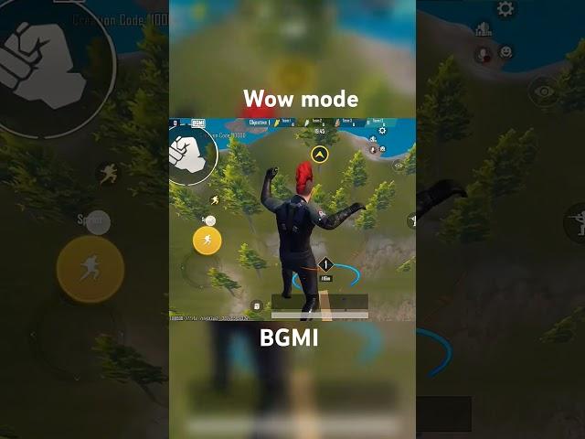 Wow mode in Bgmi  #pubgmobile #bgmi #viral #trending #pubg #shorts #wowmode #amoppubg