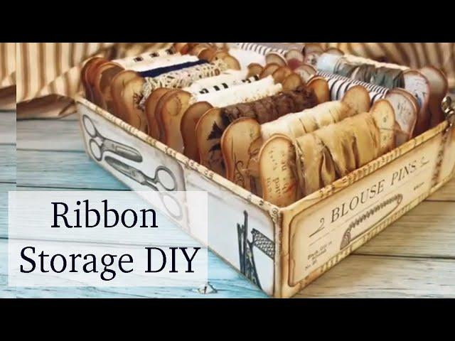 Ribbon Storage DIY | DT Project Digital Collage Club JJ#175