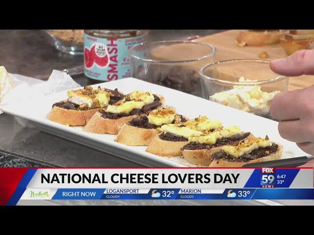 Make cheesy crostini in Kylee's Kitchen