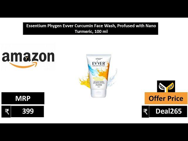 Essentium Phygen Evver Curcumin Face Wash, Profused with Nano Turmeric, 100 ml