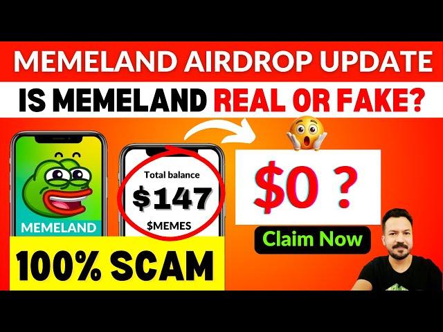 MEMELAND AIRDROP UPDATE  TOMARKET LISTING DATE  MAJOR NEW UPDATE MAJOR PRICE MEMELAND WITHDRAWAL