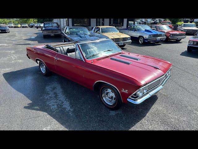 Test Drive 1966 Chevelle SS Convertible $39,900 Maple Motors #2693