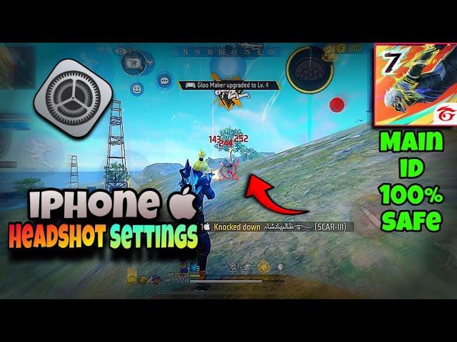 best headshot  setting ️ for iPhones  | iPhone  dpi settings ️ | 95% headshots  | ff