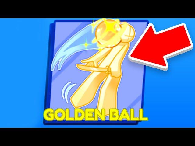 NEW UPDATE ABILITY "GOLDEN BALL" is OVERPOWERED in Roblox Blade Ball