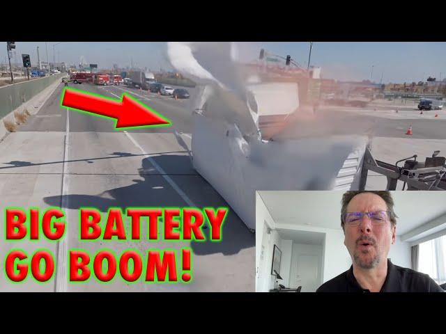 Lithium Ion battery SHUTS DOWN freeway (again) - EV News 5 October 2024 | MGUY Australia