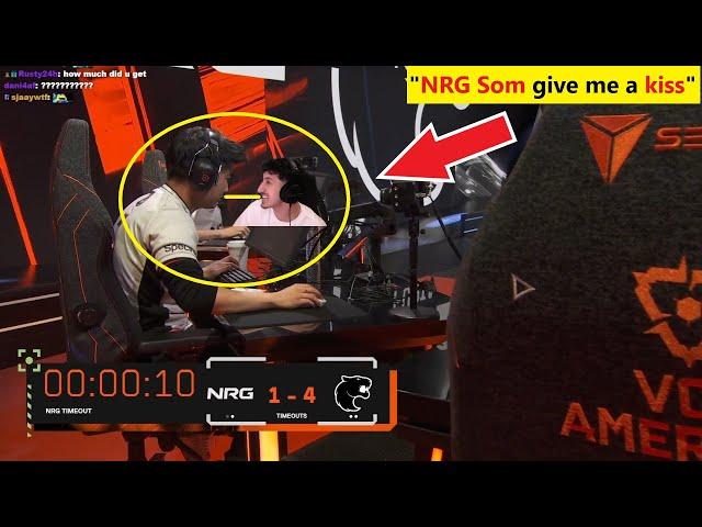 When Mooda hypes up Team NRG virtually from home LMAO!