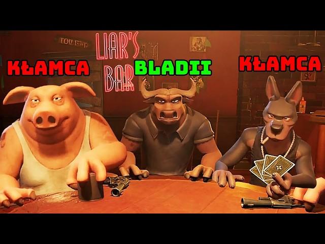 GRAMY w KARTY, ale to ROSYJSKA RULETKA i *Musisz Kłamać* | Liar's Bar