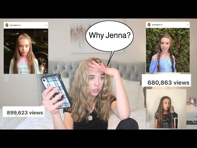 REACTING to My OLD SINGING Videos **I’M NERVOUS** l Jenna Davis