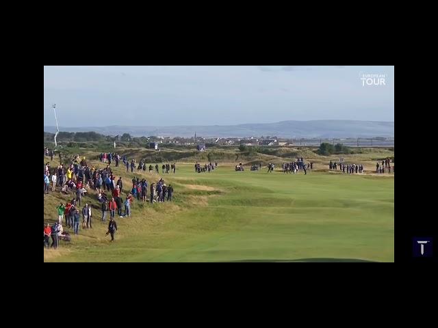 Rafa Cabrera Bello 275yard 3 Wood 2017 Scottish Open playoff win