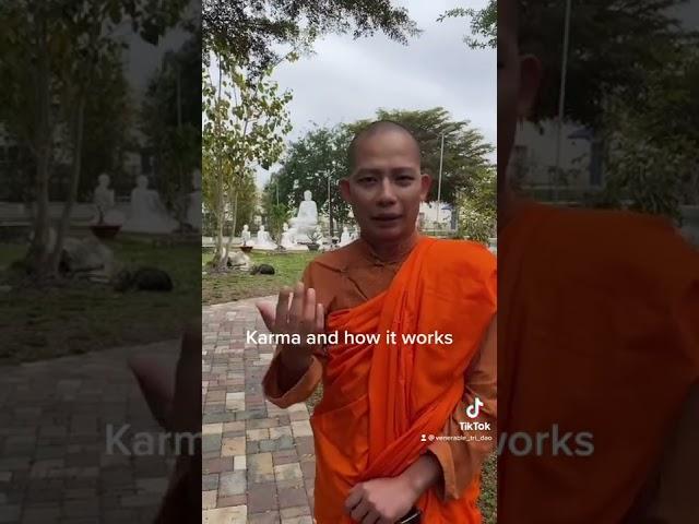 how karma works in buddhism #buddhism #shorts #meditation #karma #theravada