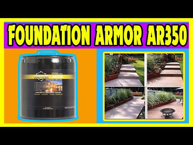 5 GAL Armor AR350 Solvent Based Acrylic Wet Look Concrete Sealer and Paver Sealer Accessories review