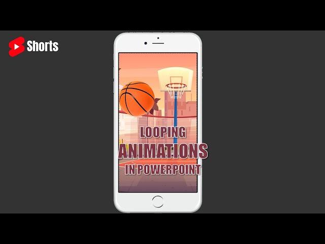 Create Looping Animations in powerpoint #Shorts