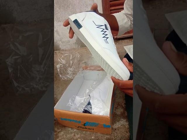 unboxing my new white shoes Fast delivery Flipkart