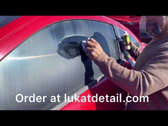 How To Remove Dust Streaks And Haze On Car Driver And Passenger Side Windows