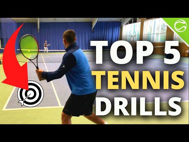 Top 5 Tennis Drills For ALL Levels - Top Tennis Training