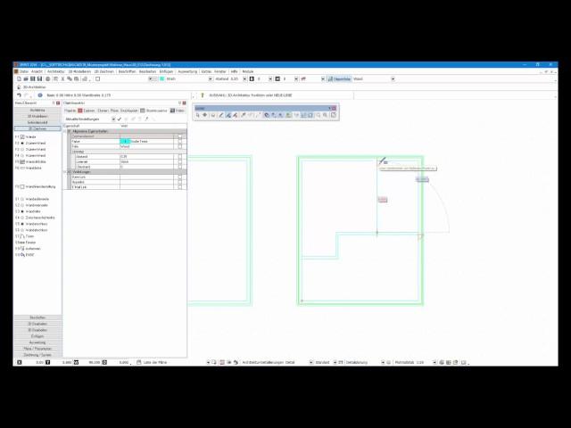 Tutorial CAD SPIRIT – Grundlagen: 2D Architektursystem