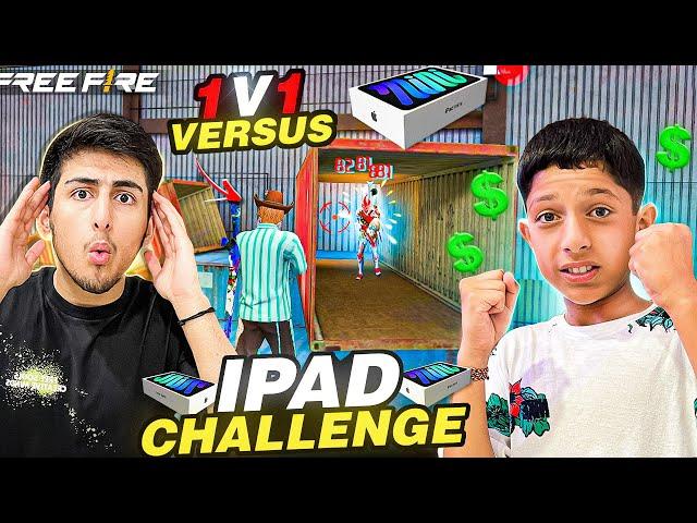 IPad Gift Challenge For My Brother1 Vs 1 In Lone Wolf Pc Vs IPad[A_s Gaming] - Free Fire India