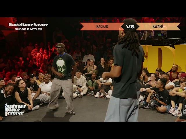 Rachad vs Kwamé JUDGE BATTLE  House Dance Forever | Summer Dance Forever 2024