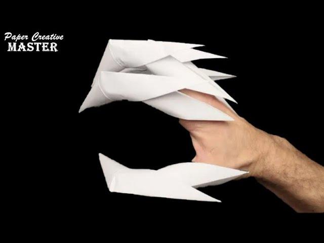 How to make dragon claws out of paper/ Origami dragon claws