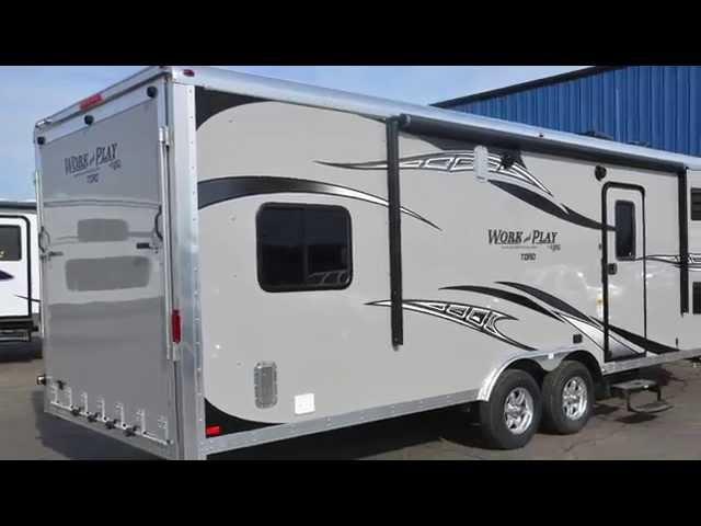 2014 Work and Play 28VFKS Toy Hauler by Forest River Inc.