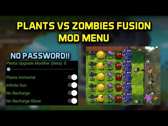 Plants vs Zombies Fusion Mod Menu Terbaru 2024 - PVZ Fusion Mod