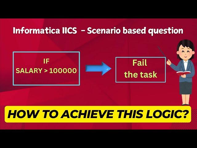 Informatica IICS scenario-based interview Question and Answer - Abort logic