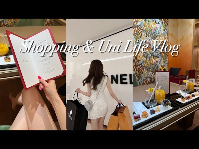 Uni Life in Seoul New Chanel bag, LV unboxing Cartier private event