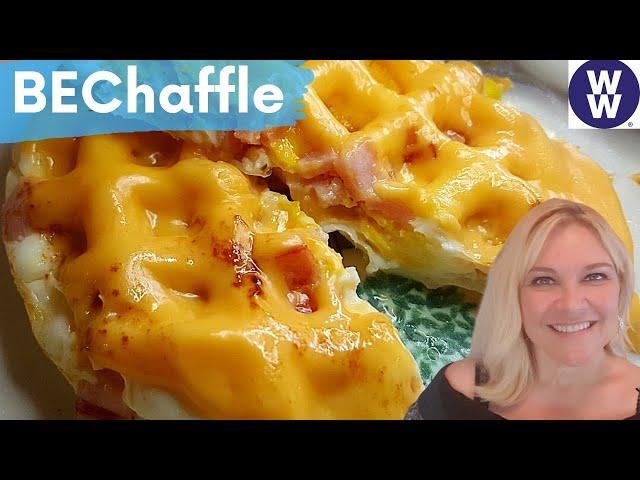 BECHAFFLE (BACON, EGG & CHEESE "WAFFLE")  | DASH MINI WAFFLE MAKER | WHAT'S FOR BREAKFAST | WW