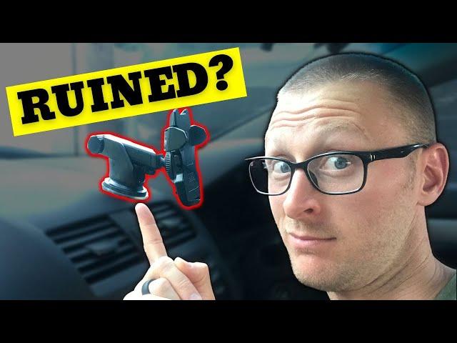 Did It DAMAGE My Car's Dash?  (iOttie Easy One Touch Car Mount for Smartphones)