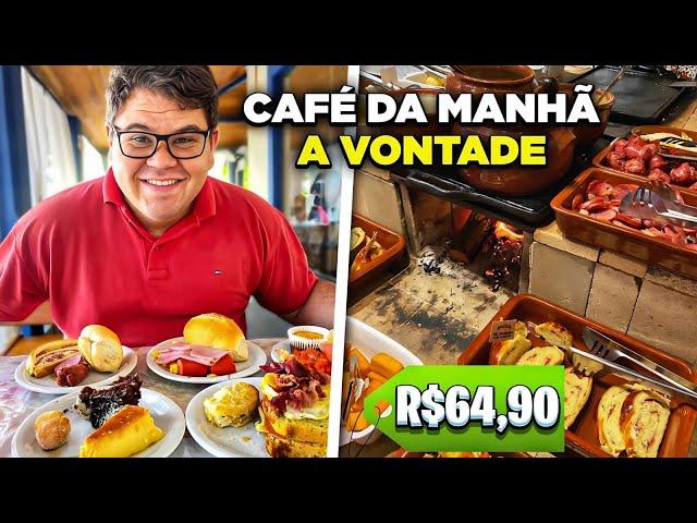 CAFÉ DA MANHÃ A VONTADE POR R$64,90 POR PESSOA | Pães, lanches, bolos e mais! Casarão Café Colonial