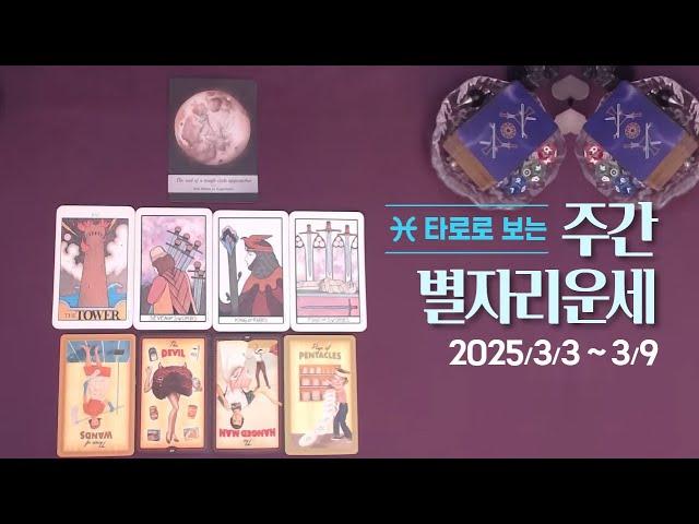 타로 |  25년 3월 첫째주 별자리 운세 (3/3~3/9)