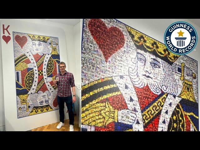 Largest Playing Card Is 1000x Bigger Than Normal Size! - Guinness World Records