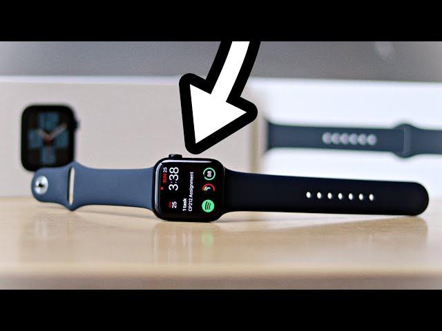 NEW Apple Watch SE UNBOXING & FIRST IMPRESSIONS! (Midnight)