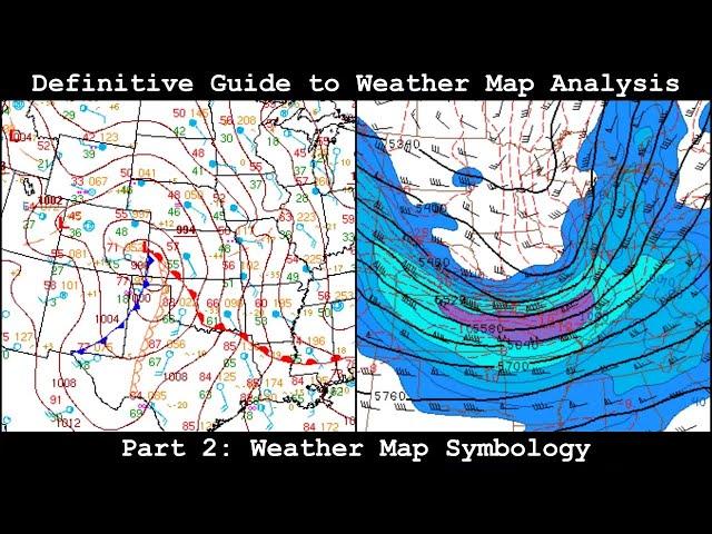 Definitive Guide to Weather Map Analysis - Part 2 - Weather Map Symbology