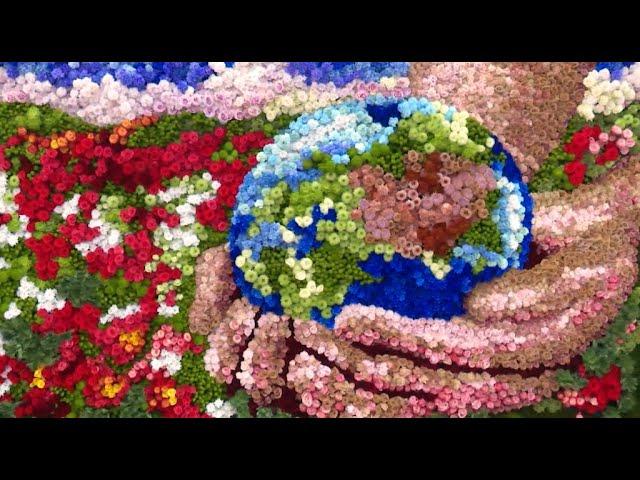 EXPO 2023 DUSHANBE | DECORATION OF PANELS WITH FLOWERS