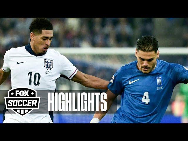 Greece vs. England UEFA Nations League Highlights | FOX Soccer