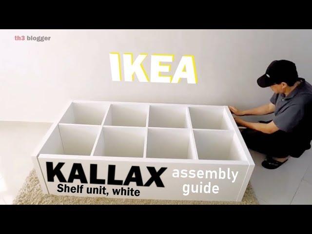 kallax Shelf unit, white - IKEA assembly guide | th3 blogger