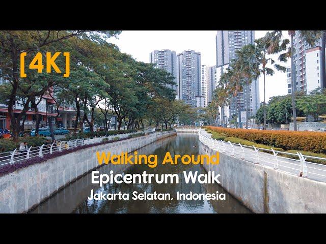 [4K] Walking Tour Around Epicentrum Walk Jl. Rasuna Said, South Jakarta | Indonesia Travel