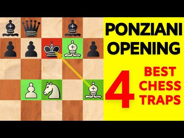 Ponziani Opening Traps [Tricks to Win Fast]