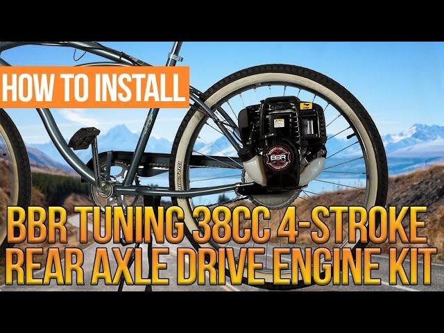 38cc 4-Stroke Rear Axle Drive (Hub Mount)Engine Kit: How To Install