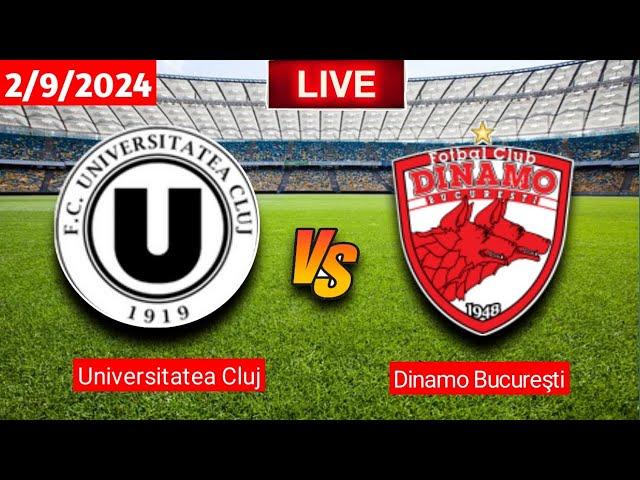 Universitatea Cluj vs Dinamo Bucureşti | Liga I   Fifa Live Score Match 2024