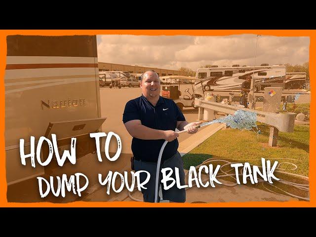 How to Dump Your Black Tank on a Motorhome