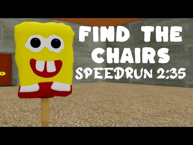 Roblox Find the chairs Speedrun 2:35