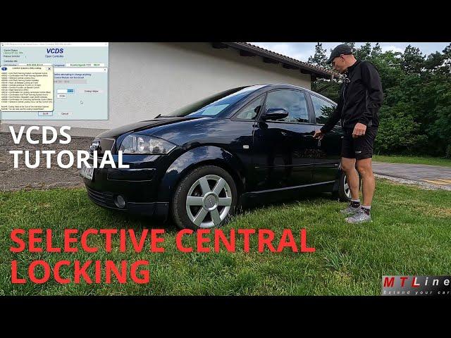 Audi A2 – selective central locking activation – VCDS tutorial – EP58 – project youngtimer