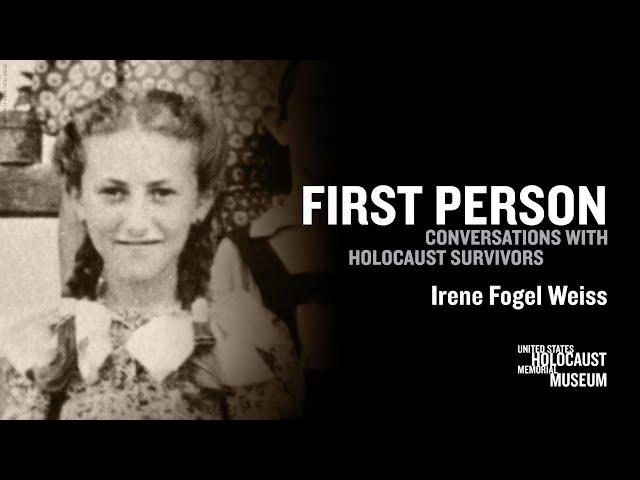 2024 First Person with Holocaust Survivor Irene Fogel Weiss