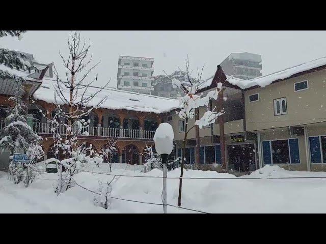 Kalam Morning - Snowfall At Swat