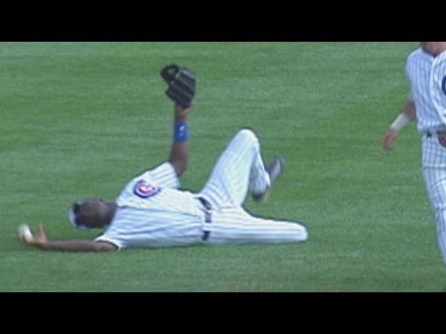 Gary Matthews' entertaining circus-like catch in 2001