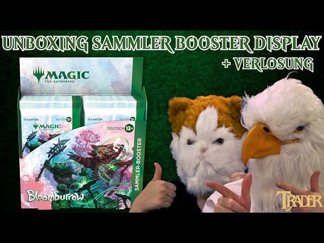 MTG Bloomburrow Sammler Booster Display Opening deutsch | Magic the Gathering | Unboxing Trader 2024