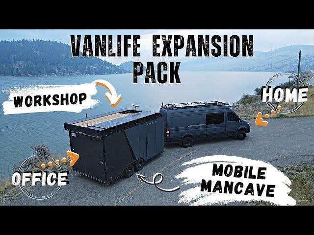 Cargo Trailer CONVERSION to OFFICE, WORKSHOP,  IKEA Closets, & Independent POWER