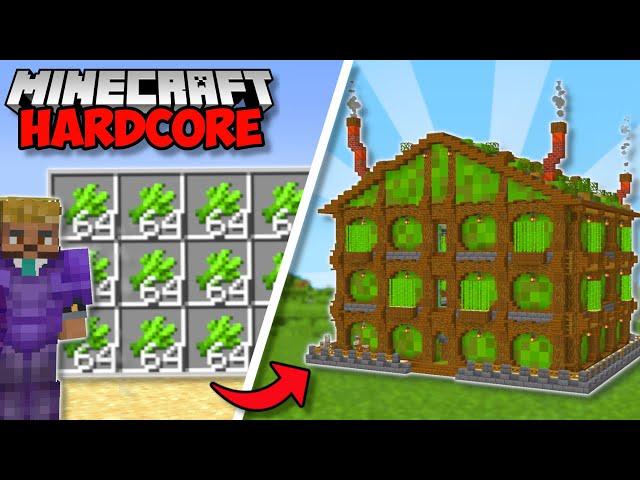 I Built A SUGARCANE FACTORY in Minecraft 1.19 Hardcore (#64)